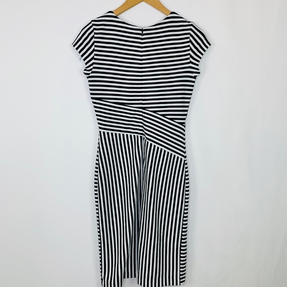 BR Cap Sleeve Stripe Dress - Picture 6 of 8